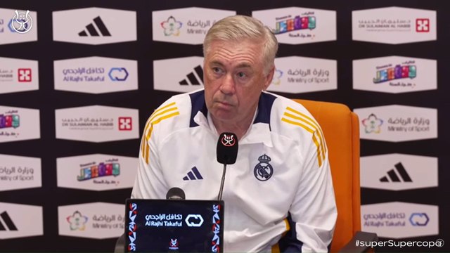 Rueda de prensa de Carlo Ancelotti, previa de la final de Supercopa de España