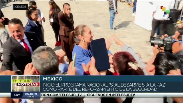 En México inició el programa nacional Sí al desarme sí a la paz
