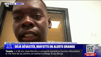 Cyclone Dikeledi à Mayotte: "Les gens sont très inquiets"