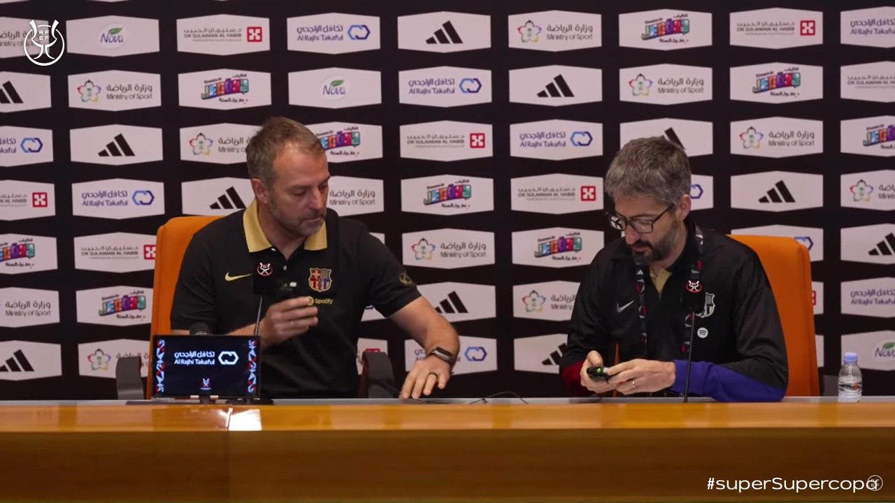 Rueda de prensa de Hansi Flick, Real Madrid vs. FC Barcelona de Supercopa de España