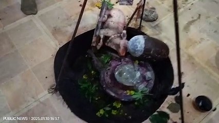 आसामाजिक तत्वों ने शिव मंदिर में किया तोड़फोड़ एसपी ने कहा विक्षिप्त व्यक्ति की करतूत