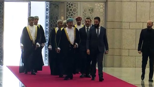 الشرع يستقبل وفداً عمانياً برئاسة المبعوث الخاص لسلطان عمان