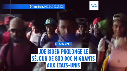 Etats-Unis : Biden prolonge le séjour de 800 000 migrants, alors que Trump menace de revenir en arrière