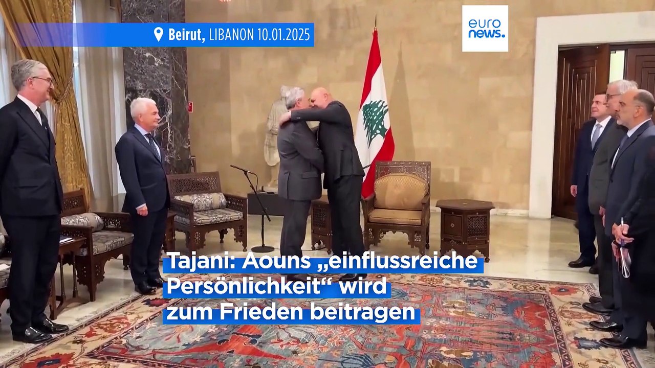 Italiens Außenminister trifft Joseph Aoun