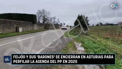 Feijóo y sus 'barones' se encierran en Asturias para perfilar la agenda del PP en 2025