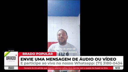 OUVINTE DA BRADO FAZ MÚSICA DEDICADA AOS PETISTAS