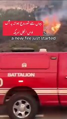 Los Angeles a New fire just started