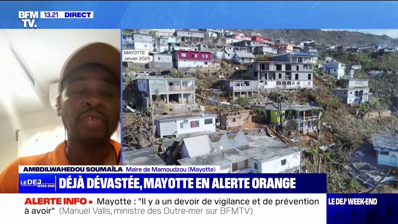 Second cyclone à Mayotte: "Les gens sont très stressés", explique le maire de Mamoudzou