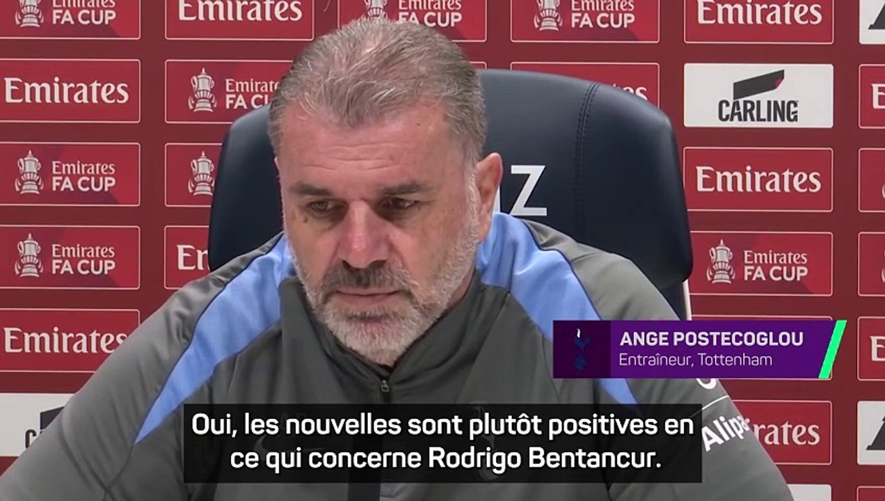 Postecoglou donne des nouvelles rassurantes de Bentancur