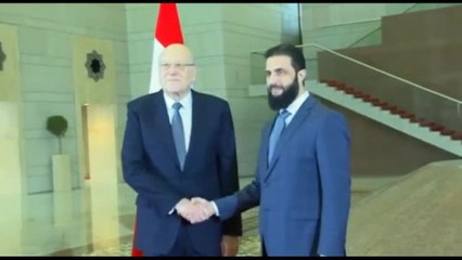 Siria, la visita del premier libanese Najib Mikati