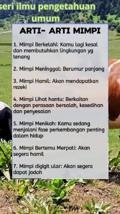 arti mimpi #shorts