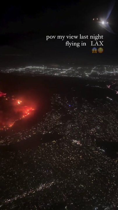 A huge area is burning