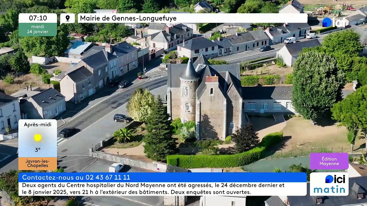 14/01/2025 - ici matin par ici Mayenne en vidéo