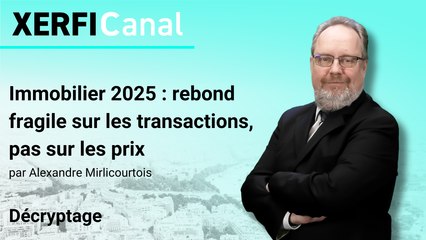 Immobilier 2025 : rebond fragile sur les transactions, pas sur les prix [Alexandre Mirlicourtois]