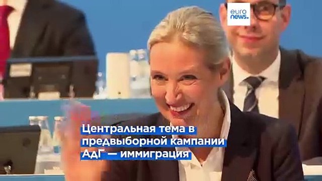 Альтернатива для Германии выдвинула Алис Вайдель кандидатом на пост канцлера