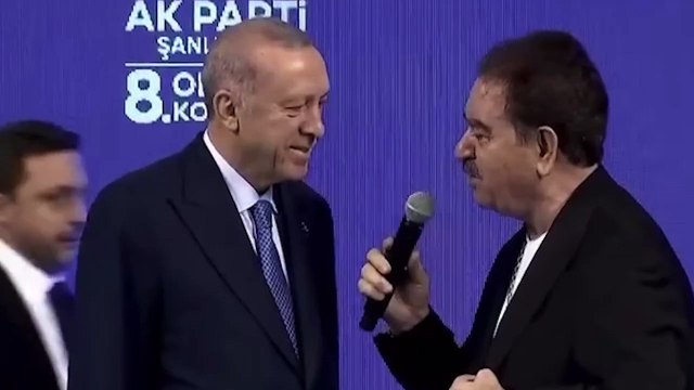Bu kez Şıvan Perver yok! İbrahim Tatlıses Erdoğan'a şarkı söyledi