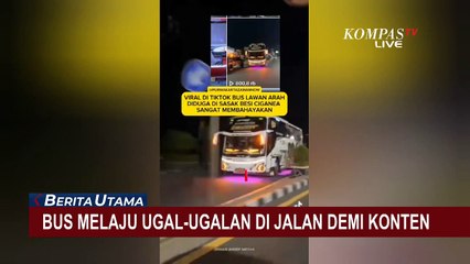 Sopir Bus yang Ugal-ugalan Demi Konten di Purwakarta Minta Maaf