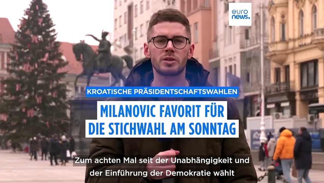 Kroatiens amtierender Präsident ist Favorit für den Sieg bei der Stichwahl