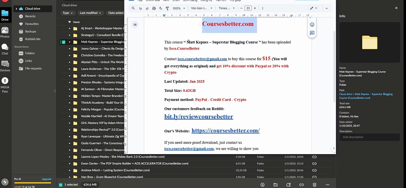 [CoursesBetter.com] Matt Kepnes – Superstar Blogging Course