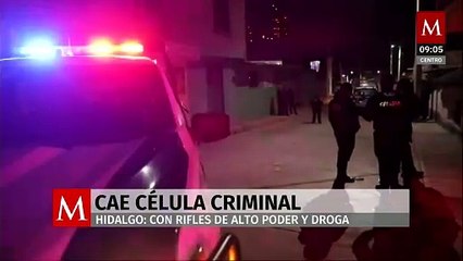 Detienen a una célula criminal en Hidalgo mientras extorsionaban comerciantes