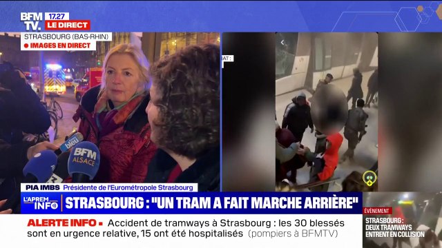 Accident de tramways à Strasbourg: Des lignes de bus mises en place , affirme Pia Imbs (Eurométropole Strasbourg)