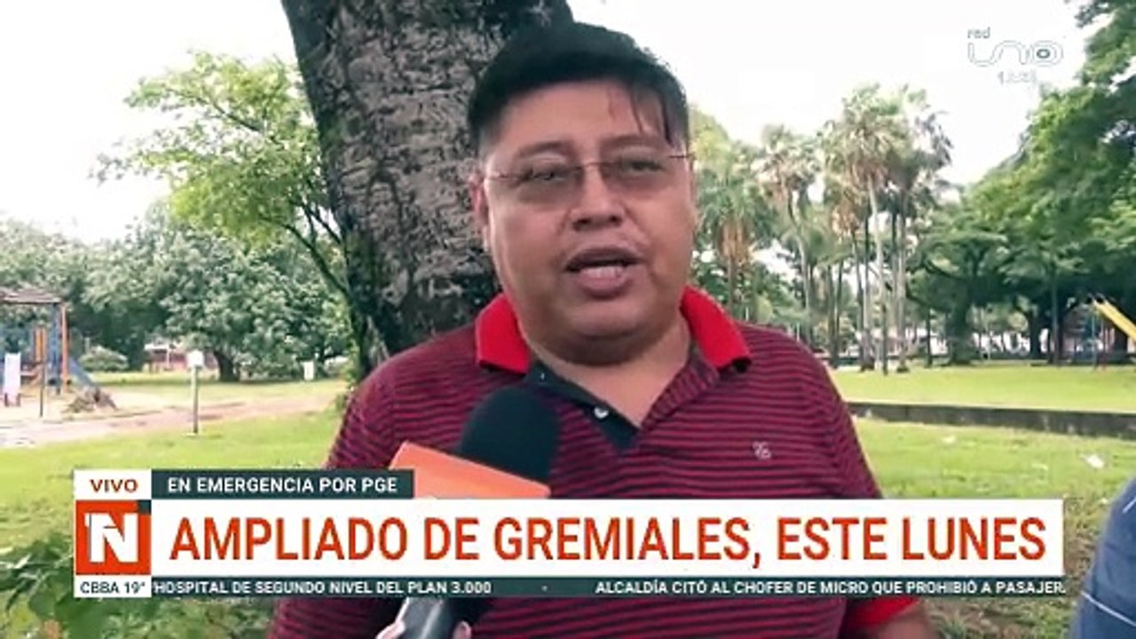 AMPLIADO DE GREMIALES, ESTE LUNES