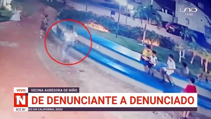 CASO, VECINA QUE AGREDIÓ A UN NIÑO