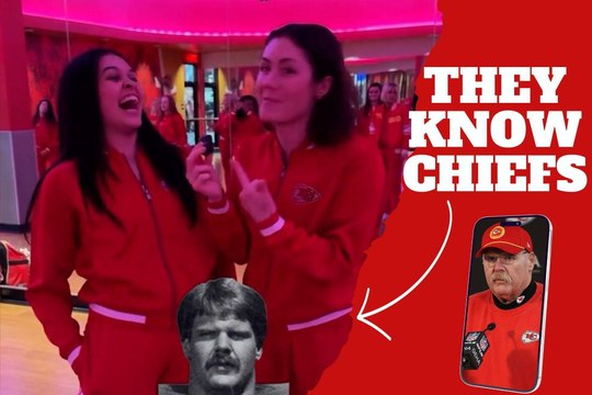 Kansas City Chiefs cheerleaders’ knowledge is so good that they know where coach Andy Reid went to college