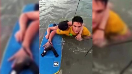 Bruno Lobo, Kitesurfista salva adolescente em praia de São Luís