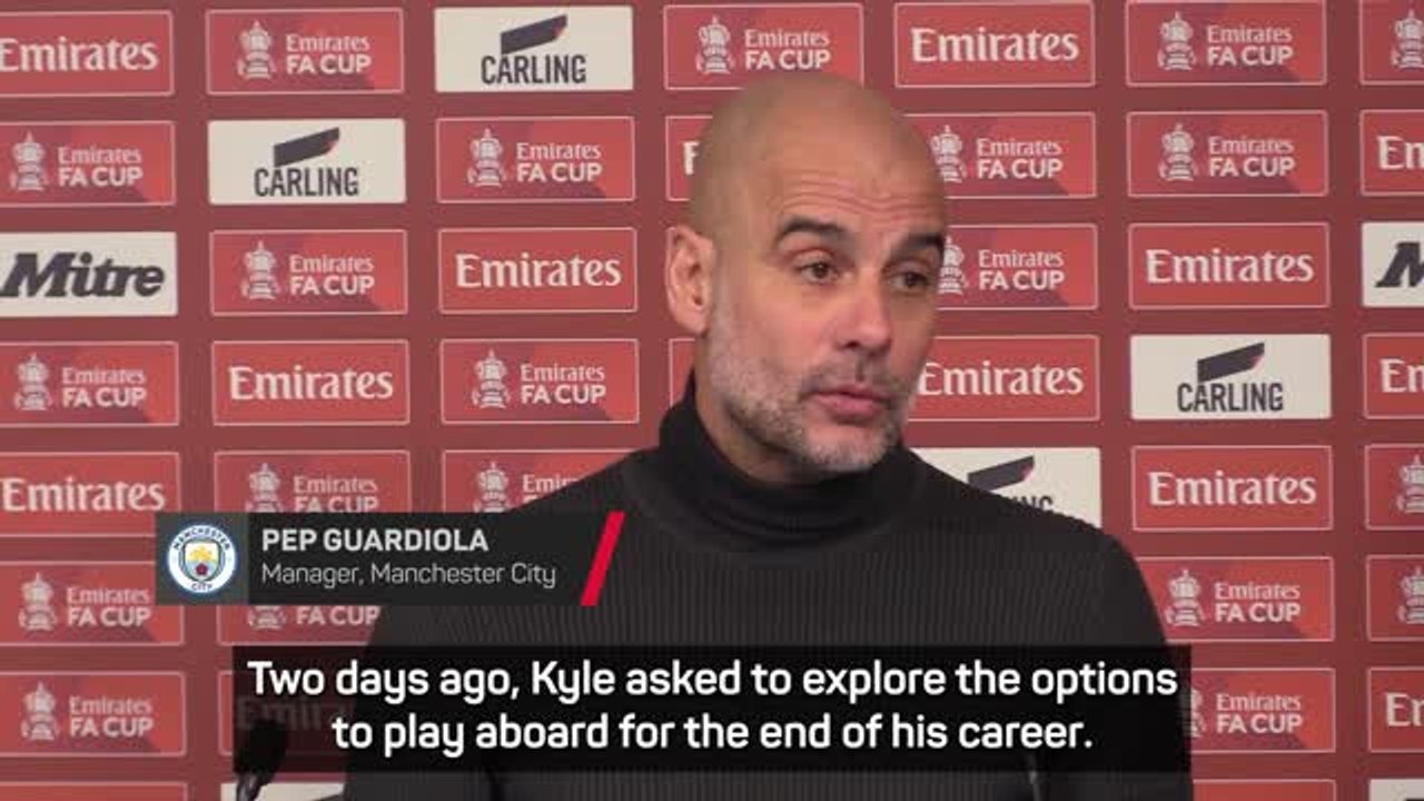 Guardiola reveals Walker transfer request