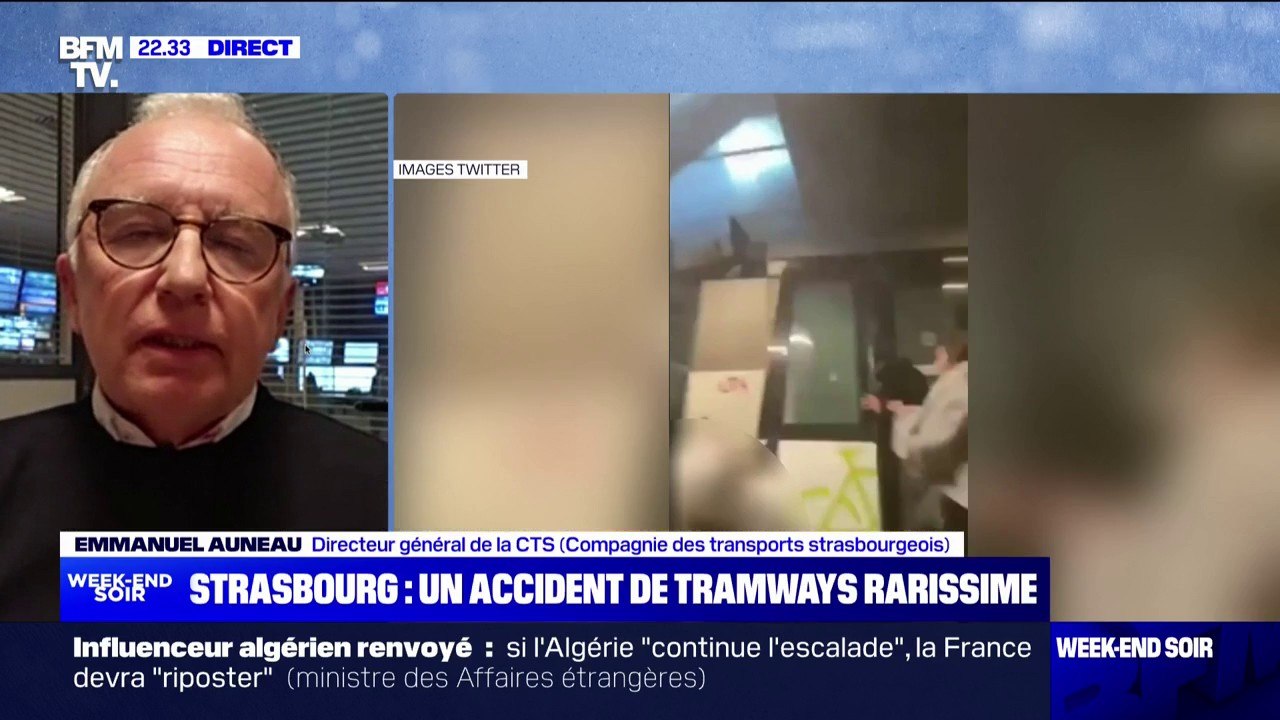 Accident de trams à Strasbourg: "Pas de panne d'aiguillage", assure Emmanuel Anneau, directeur général de la CTS