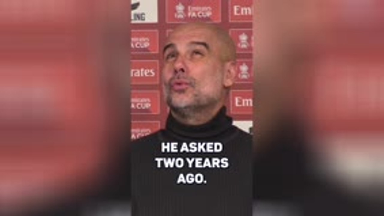 Pep reveals Walker's exit demand