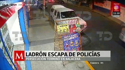 Persecución de ladrón termina en aparatoso choque en la GAM; se da a la fuga