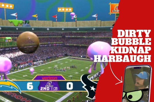 Dirty Bubble ‘kidnaps’ Harbaugh as Herbert throws INT