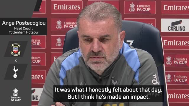 Postecoglou praises Werner reaction following criticism