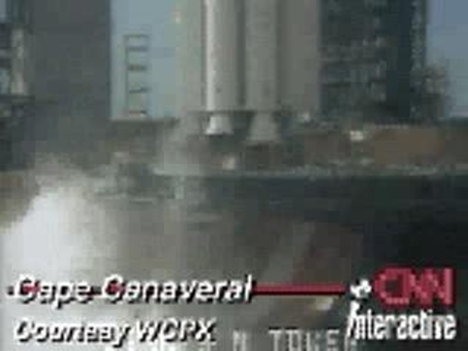 Explosion d'une Fusée