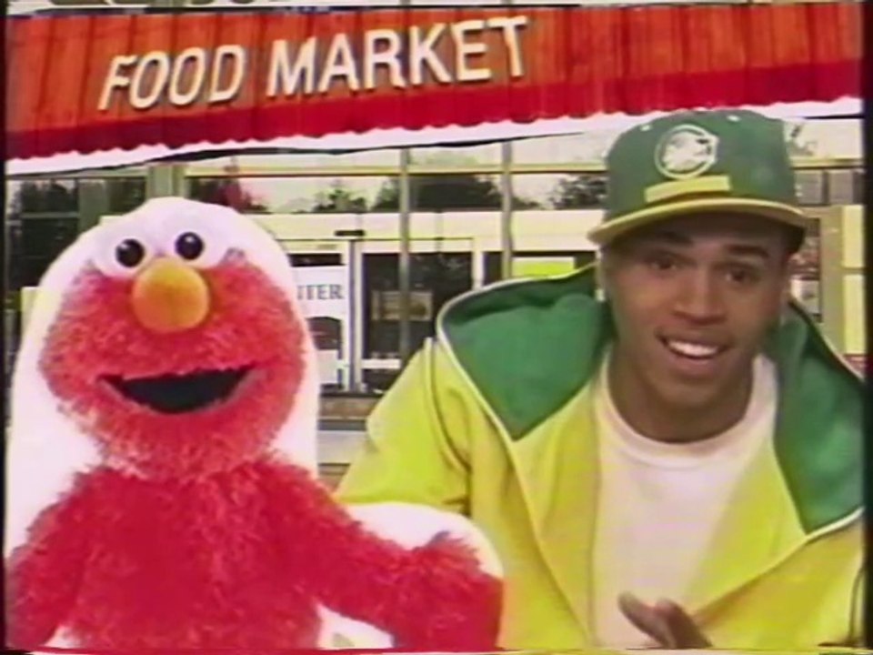 Sesame Street - Chris Brown and Elmo - See the Signs (HQ Rare VHS New Remake Version) (2007)