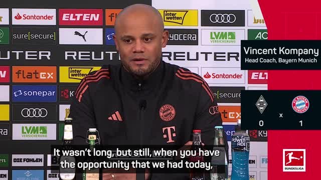 Kompany content with Bayern's Bundesliga return