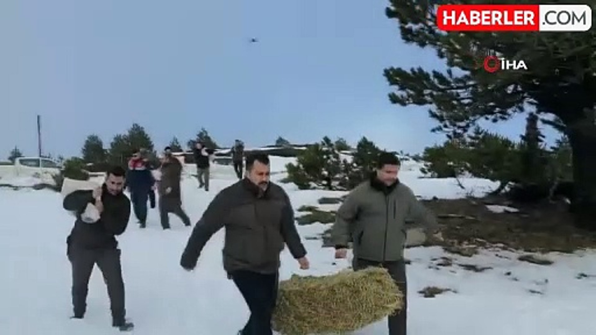 Kazdağları'nda Yaban Hayvanlarına Yem Bırakıldı