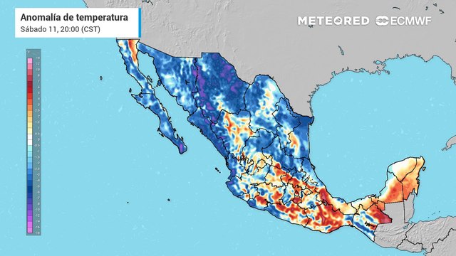 Semana de temperaturas variables en México, resaltando el frío y una masa de aire ártico