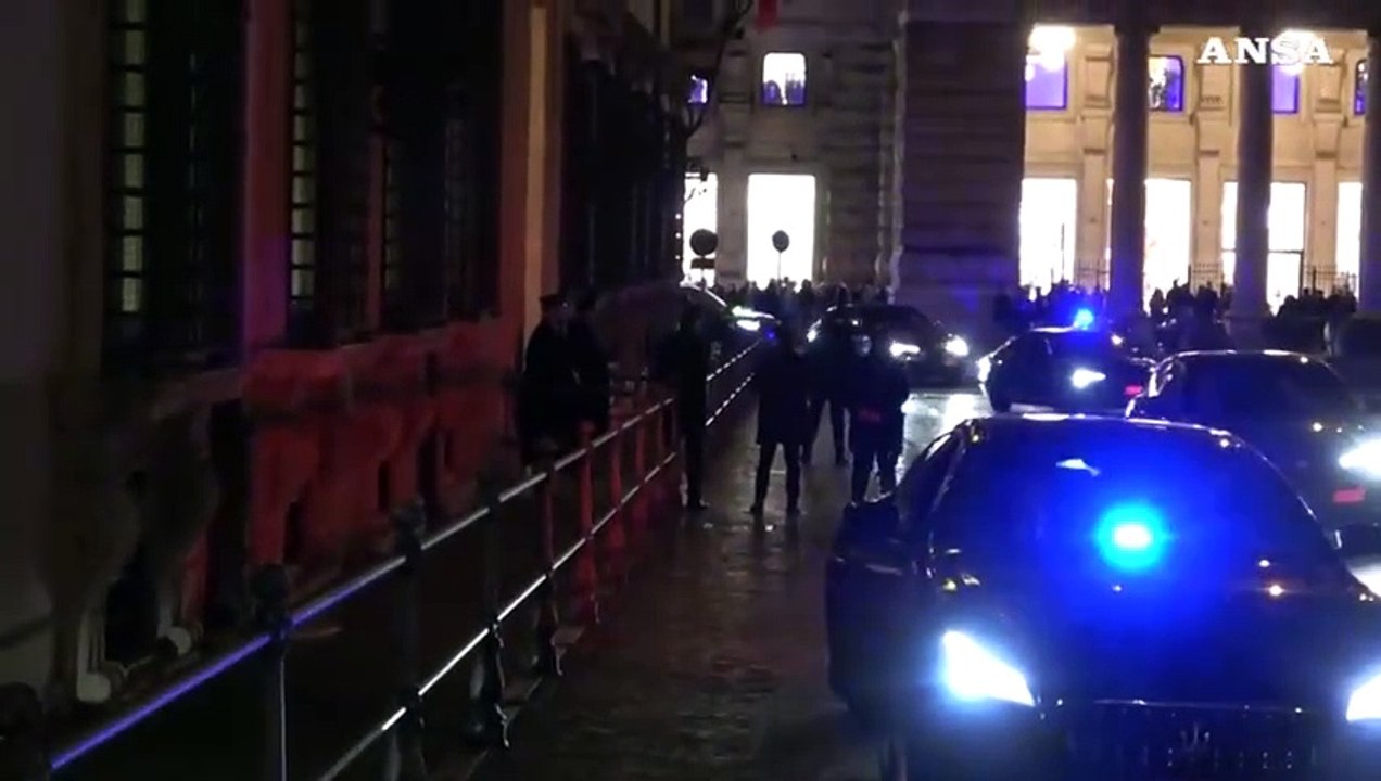 Roma, Zelensky a Palazzo Chigi per l'incontro con Meloni