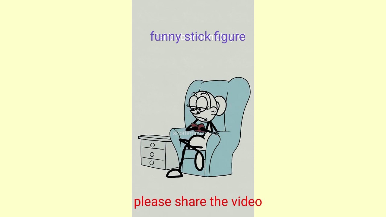 funny stick figure animation! #shorts#stick