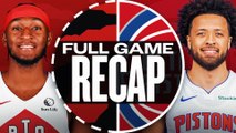 Game Recap: Pistons 123, Raptors 114