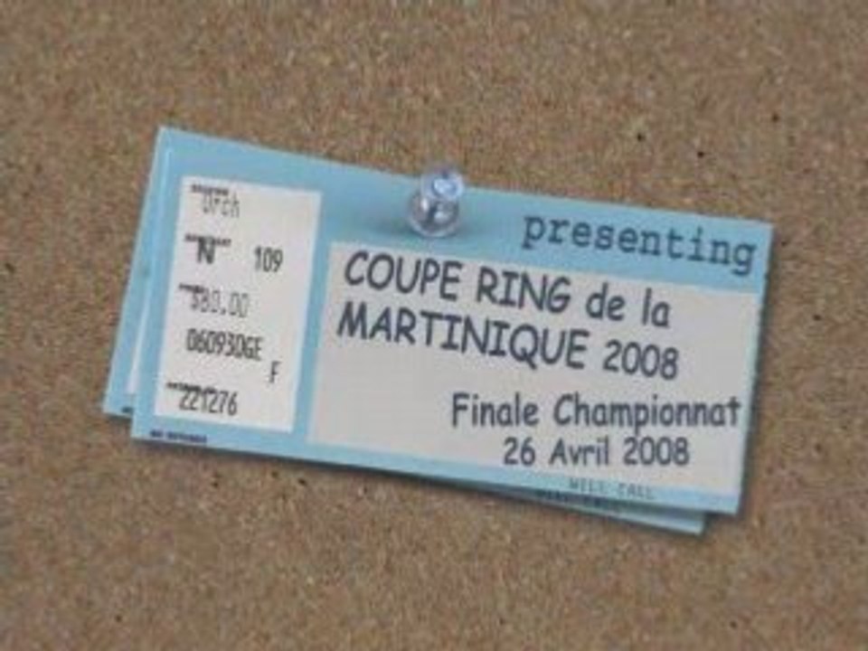 COUPE RING MARTINIQUE 2008