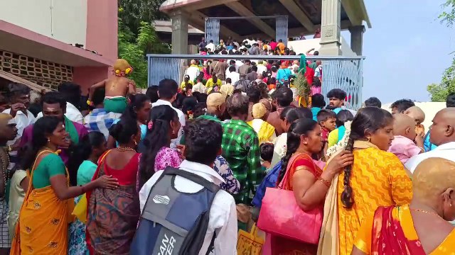 பழனி முருகன் கோயிலில் விடுமுறை நாளில் சாமி தரிசனம் செய்ய ஏராளமானோர் வருகை- மலை கோயிலுக்கு செல்லும் படிப்பாதை ஒருவழிப்பாதையாக மாற்றி கோயில் நிர்வாகம் நடவடிக்கை