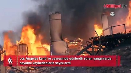 Los Angeles'taki yangınlarda ölü sayısı 16'ya yükseldi