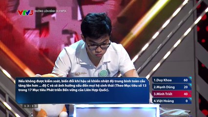 VTV3 - Đường lên đỉnh Olympia năm thứ 25 - Cuộc thi Quý 1 (12/01/2025) [FULL]