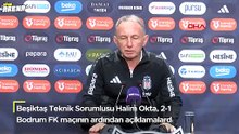 Beşiktaş Teknik Sorumlusu Halim Okta: 'Eksiklerimiz bariz görülüyor'