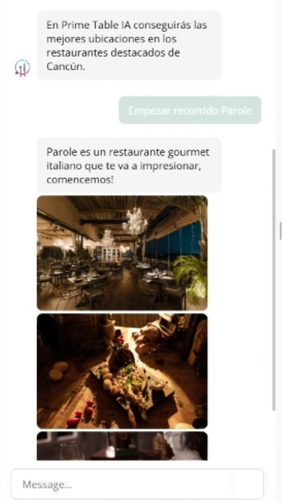 Chat On explicativo PRIME TABLE