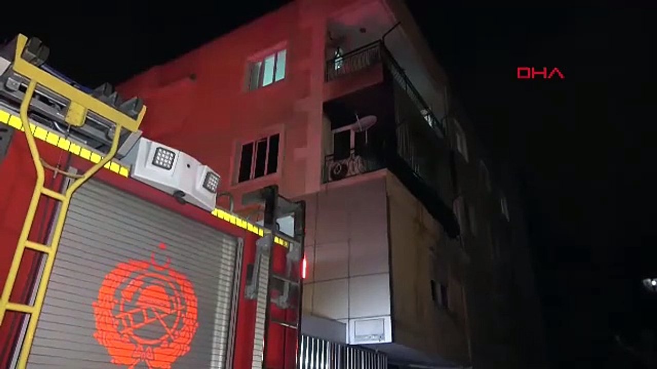 ANTALYA'da korkutan ev yangını